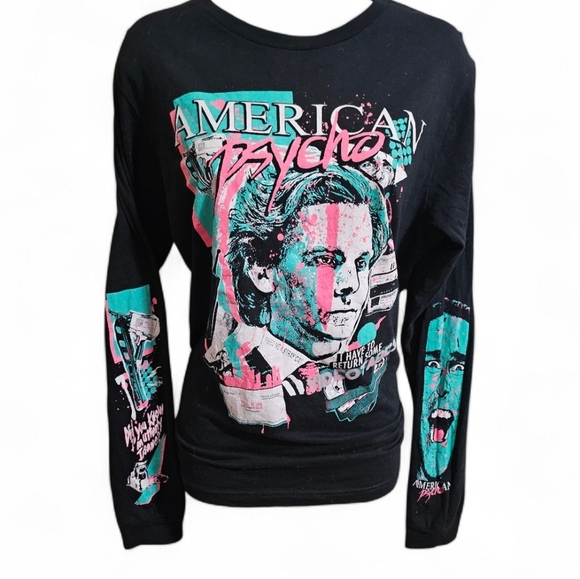 Cavity Colors Other - Cavity Colors Special Edition American Psycho Graphic Long-Sleeved Tee